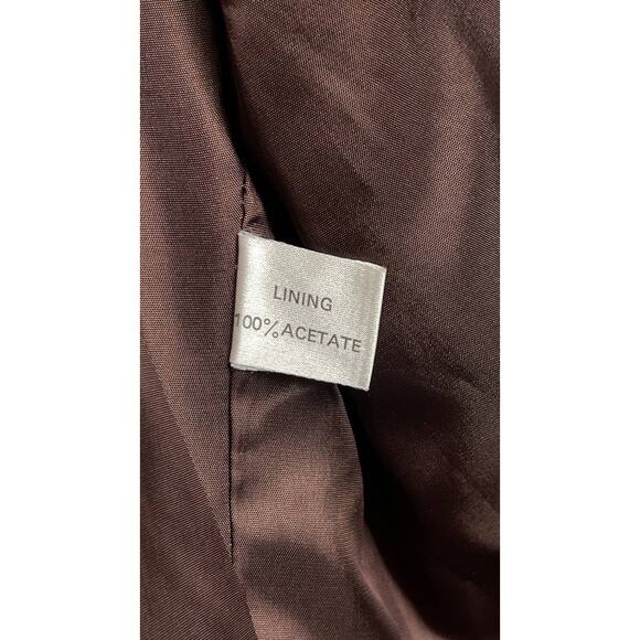 Charter Club 100 Wool Brown Plaid Blazer Prince of Wales Sz 10 Preppy Academia - Picture 8 of 12